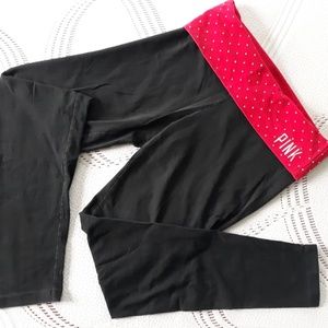 Pink Straight-leg Yoga Pants